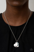 Load image into Gallery viewer, Happily Heartwarming - Blue Necklace