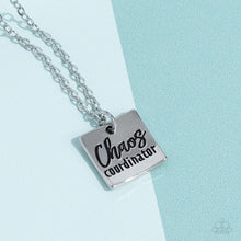 Load image into Gallery viewer, Chaos Coordinator - Silver Necklace