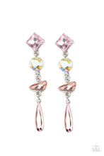 Load image into Gallery viewer, Rock Candy Elegance - Pink Post Earrings