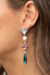 Rock Candy Elegance - Multi Post Earrings