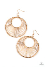 Load image into Gallery viewer, Artisan Applique - Gold Earrings