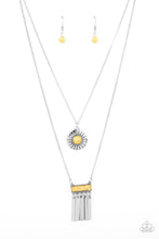 Load image into Gallery viewer, Sunburst Rustica - Yellow Necklace