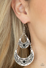 Load image into Gallery viewer, Springtime Gardens - Black Earrings