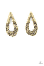 Load image into Gallery viewer, Industrial Antiquity - Brass Post Earrings