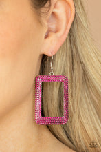 Load image into Gallery viewer, World FRAME-ous - Pink Earrings