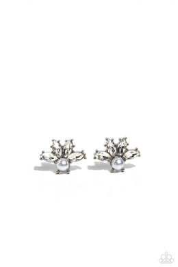 Stellar Showcase - White Post Earrings
