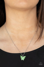 Load image into Gallery viewer, Butterfly Prairies - Green Necklace