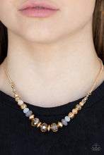 Load image into Gallery viewer, Turn Up The Tea Lights - Gold Necklace