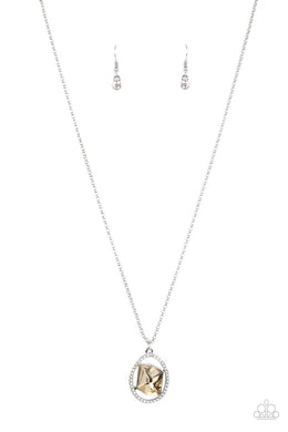 Undiluted Dazzle - Brown Necklace