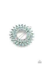Load image into Gallery viewer, Flauntable Fireworks - Blue Barrette