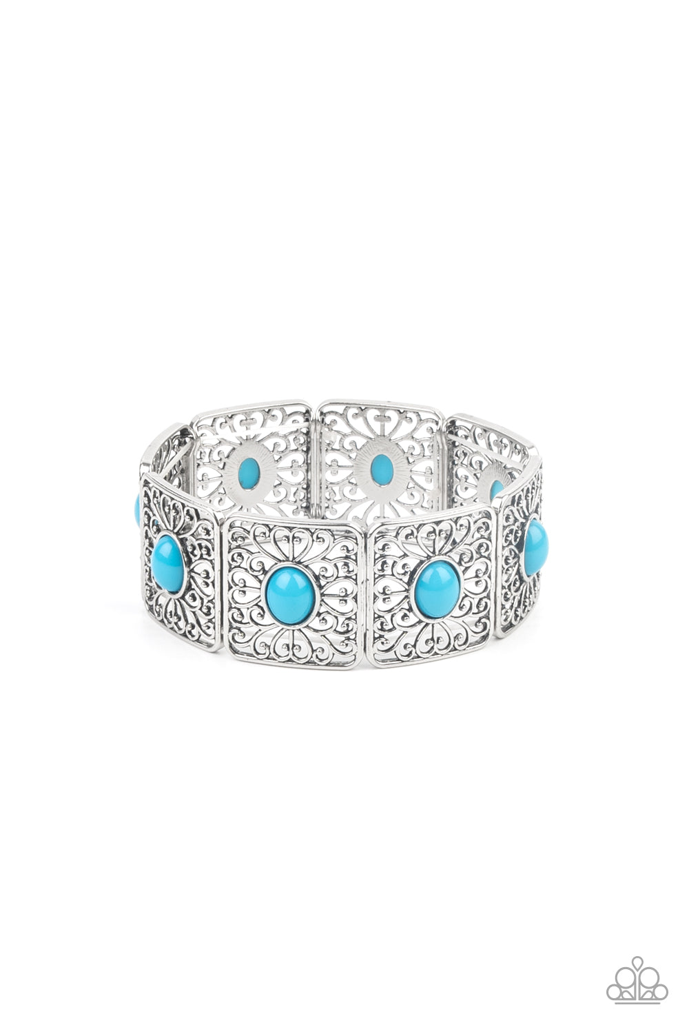 Cakewalk Dancing - Blue Stretchy Bracelet