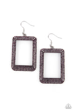 Load image into Gallery viewer, World FRAME-ous - Purple Earrings