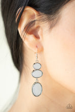 Load image into Gallery viewer, Tiers Of Tranquility - White Earrings