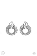Load image into Gallery viewer, Industrial Innovator - Silver Clip-On Earrings