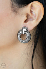 Load image into Gallery viewer, Industrial Innovator - Silver Clip-On Earrings