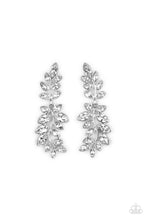 Load image into Gallery viewer, Frond Fairytale - White Post Earrings