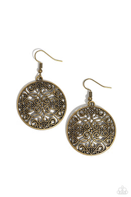 Dubai Décor - Brass Earrings