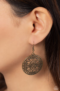 Dubai Décor - Brass Earrings