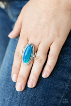 Load image into Gallery viewer, Oval Oasis - Blue Ring