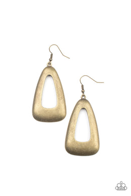 Irresistibly Industrial - Brass Earrings