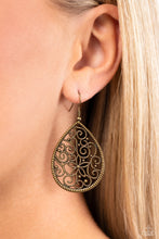 Load image into Gallery viewer, Tour de Garden - Brass Earrings