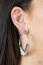 Load image into Gallery viewer, Artisan Attitude - Silver Hoop Earrings