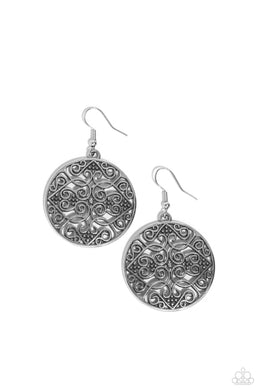 Dubai Décor - Silver Earrings