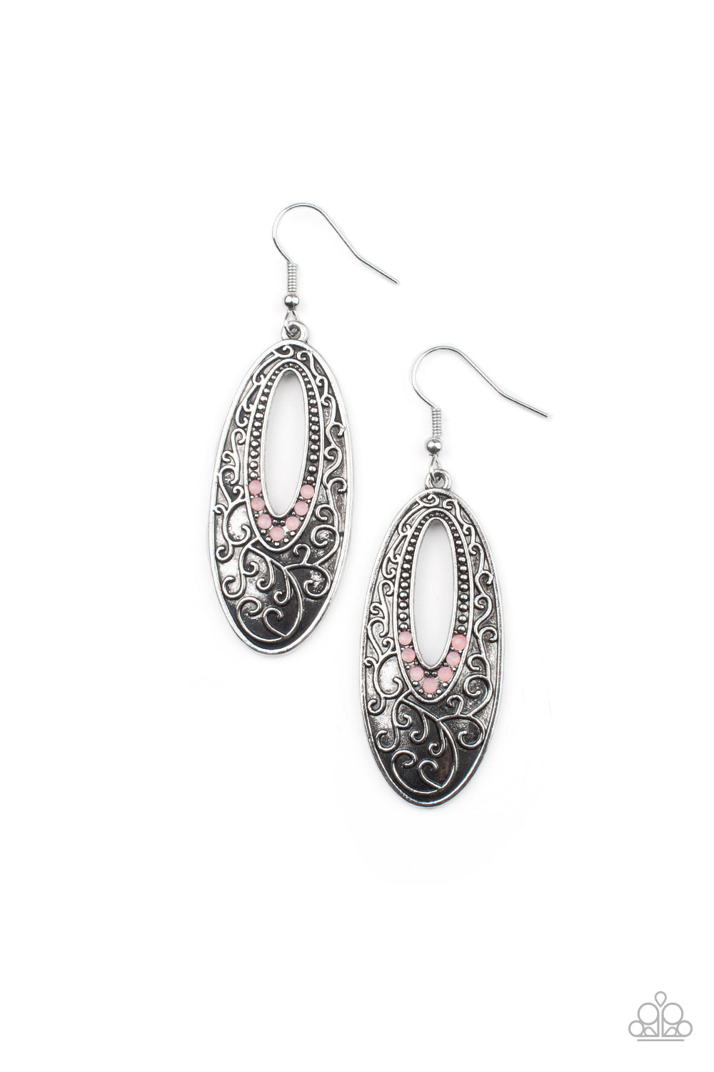 Fairytale Flora - Pink Earrings
