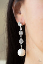 Load image into Gallery viewer, Yacht Scene - White Post Earrings