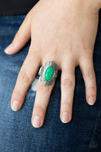 Load image into Gallery viewer, Taj Mahal Trendsetter - Green Ring