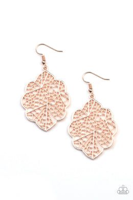 Meadow Mosaic - Rose Gold Earrings