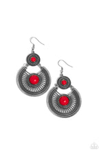Load image into Gallery viewer, A Wild Bunch - Red Earrings