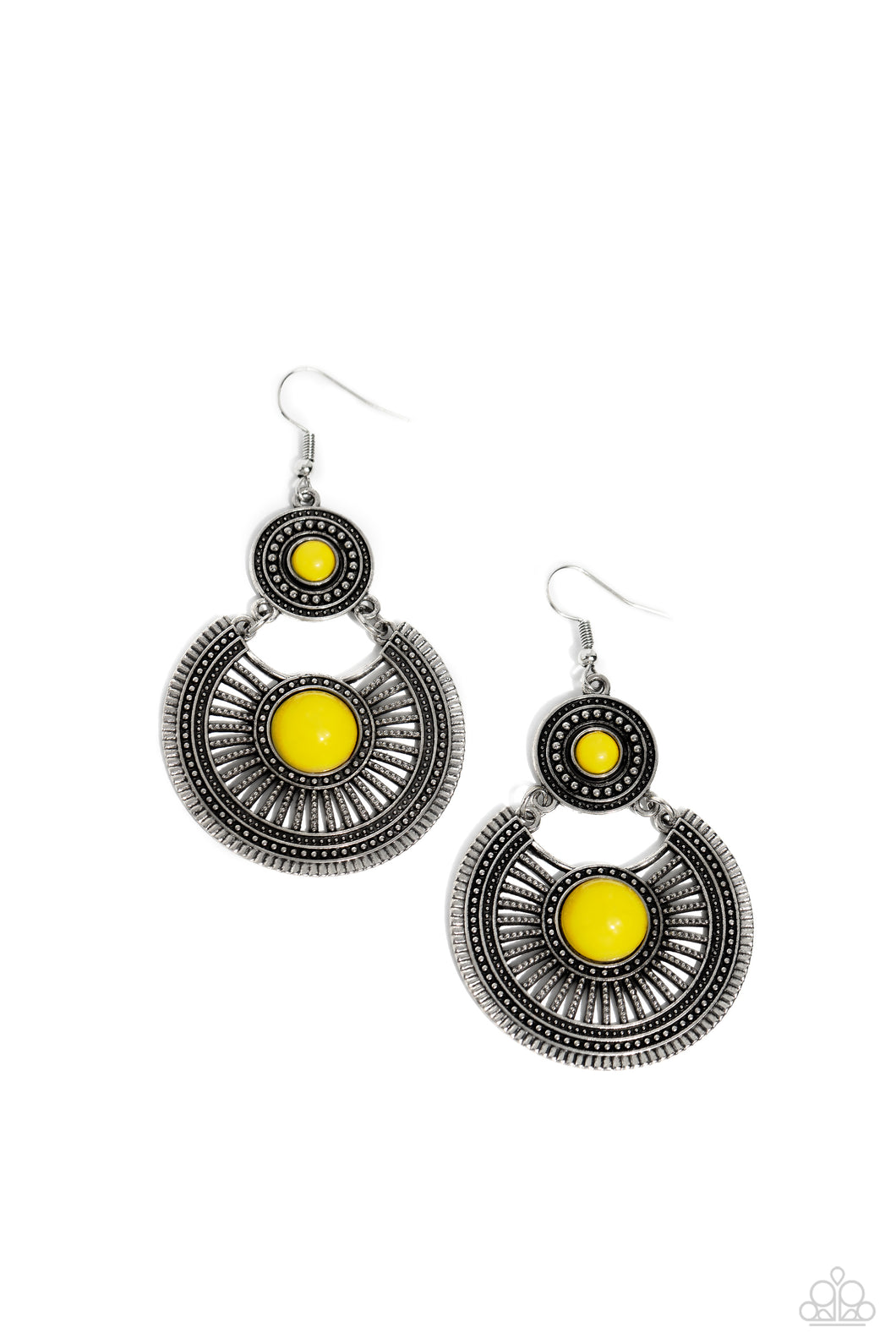 A Wild Bunch - Yellow Earrings