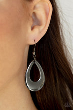 Load image into Gallery viewer, All Allure, All The Time - Black (Gunmetal) Earrings