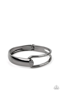 Couture-Clutcher - Black (Gunmetal) Bracelet