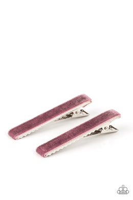 Vintage Throwback - Purple Hair Clips