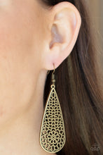 Load image into Gallery viewer, Posy Pasture - Brass Earrings
