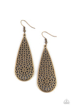 Load image into Gallery viewer, Posy Pasture - Brass Earrings