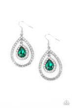 Load image into Gallery viewer, Blushing Bride - Green Earrings