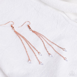 Divine Droplets - Copper Earrings