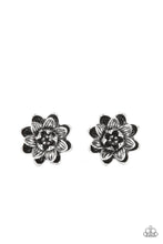 Load image into Gallery viewer, Water Lily Love - Silver Post Earrings