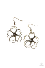 Load image into Gallery viewer, Petal Power - Brass Earrings