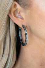 Load image into Gallery viewer, Richly Royal - Blue Hoop Earrings