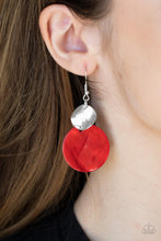 Load image into Gallery viewer, Opulently Oasis - Red Earrings