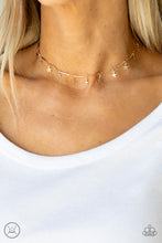 Load image into Gallery viewer, Little Miss Americana - Gold Choker Necklace
