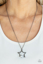Load image into Gallery viewer, Starry Fireworks - Black Gunmetal Necklace