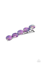 Load image into Gallery viewer, Mesmerizingly Mermaid - Purple Hair Clip