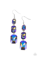 Load image into Gallery viewer, Cosmic Red Carpet - Blue Earrings