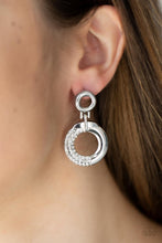 Load image into Gallery viewer, Modern Motivation - White Post Earrings