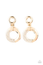 Load image into Gallery viewer, Modern Motivation - Gold Post Earrings